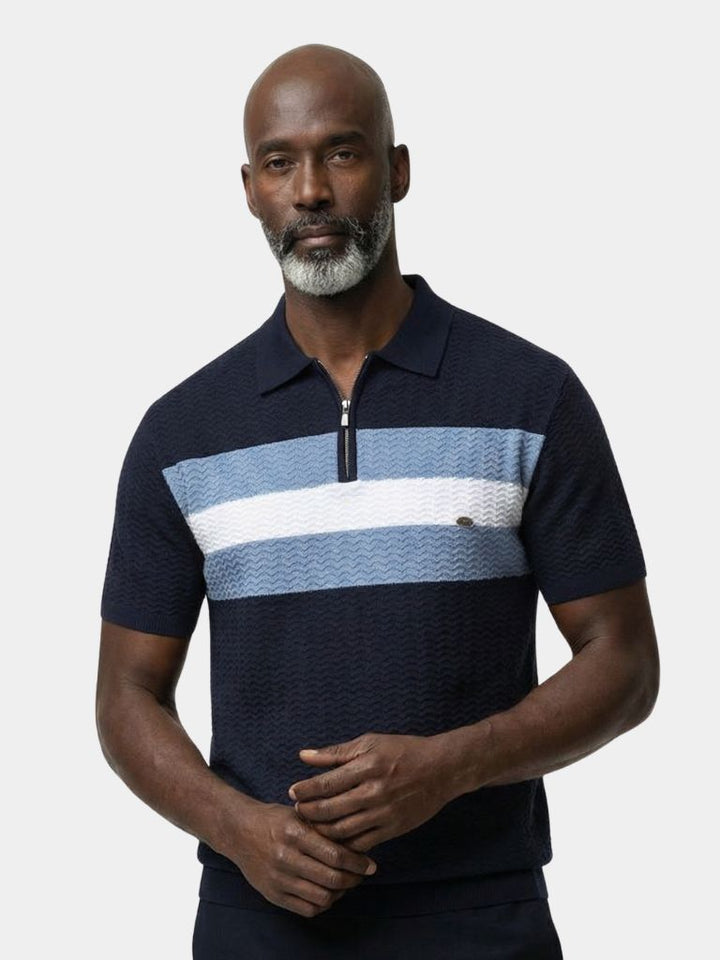 Polo con zip a un quarto Classic Fit Quarter Zip Polo