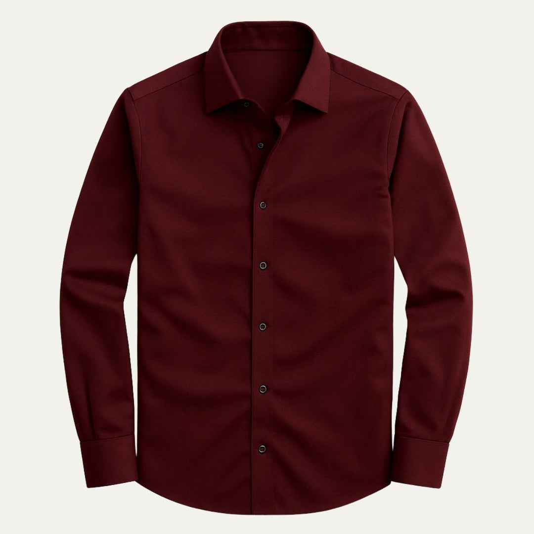 Camicia uomo formale slim fit lucida