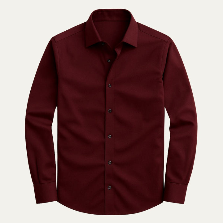 Camicia uomo formale slim fit lucida
