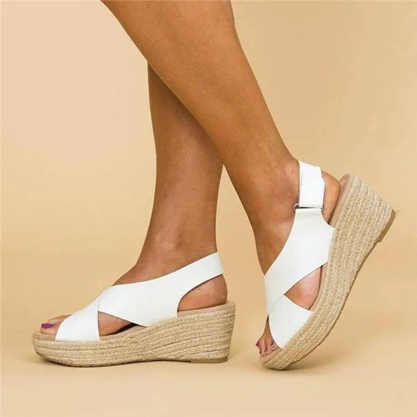 Espadrillas Sandali Donna Zeppa Espadrilles Eden