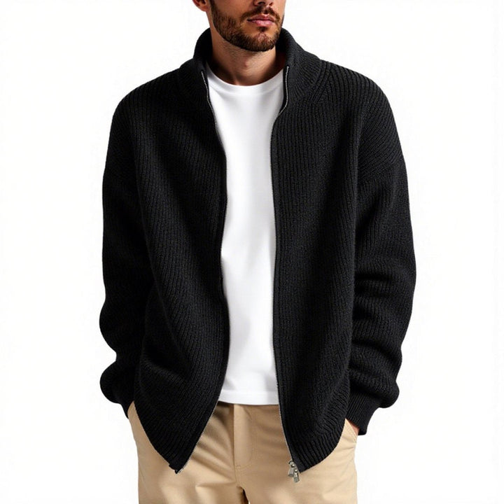 Cardigan Uomo a Maglia Aperto Vestibilità Ampia