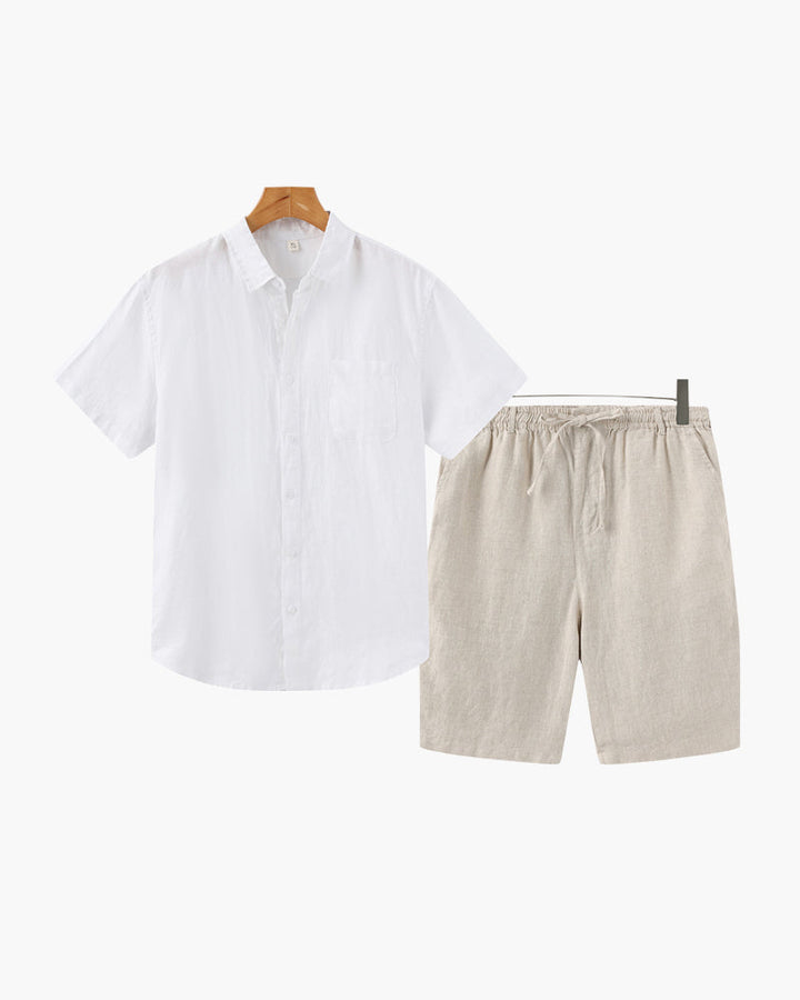 Pantaloncini estivi in lino Old Money