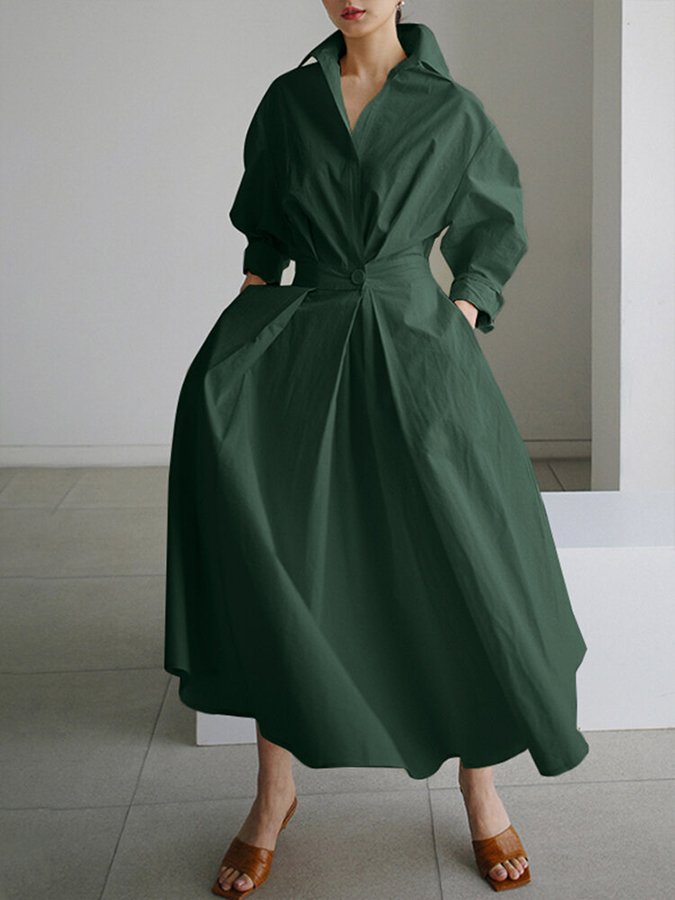 Elegante Abito Maxi Donna Lungo Fluente