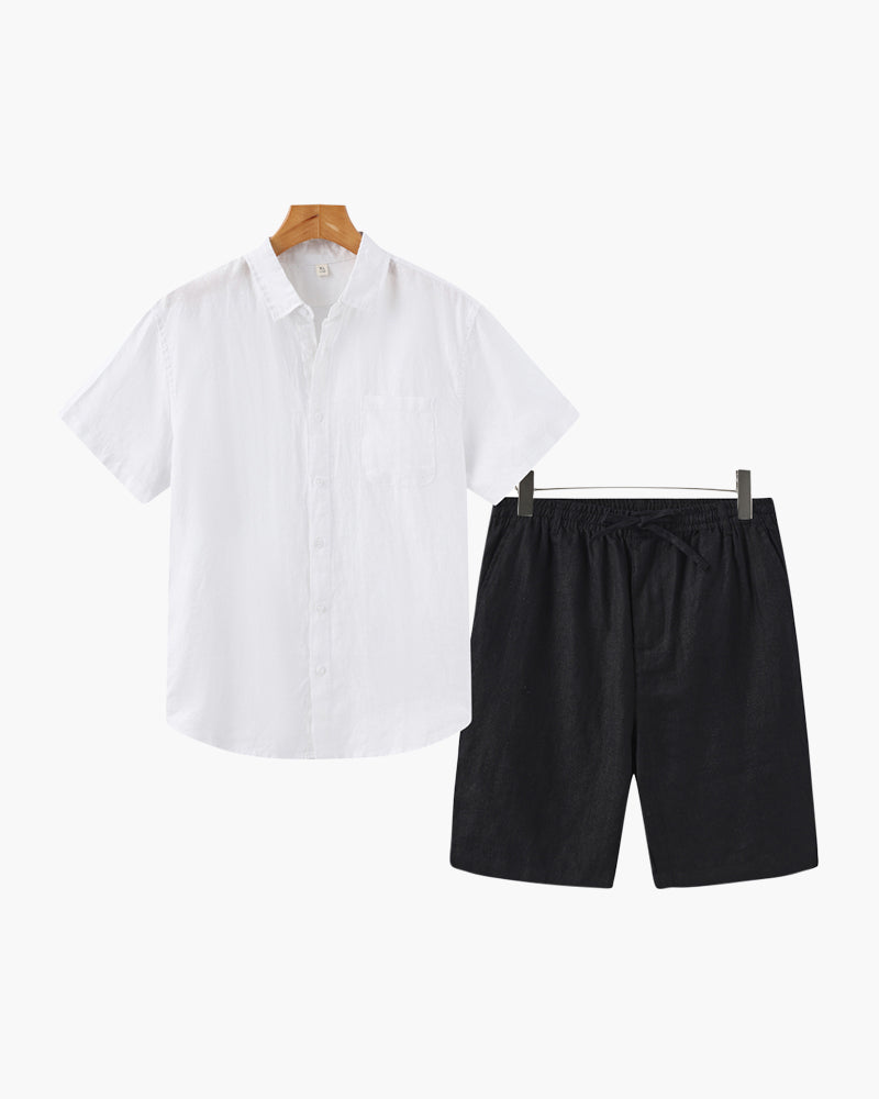 Pantaloncini estivi in lino Old Money