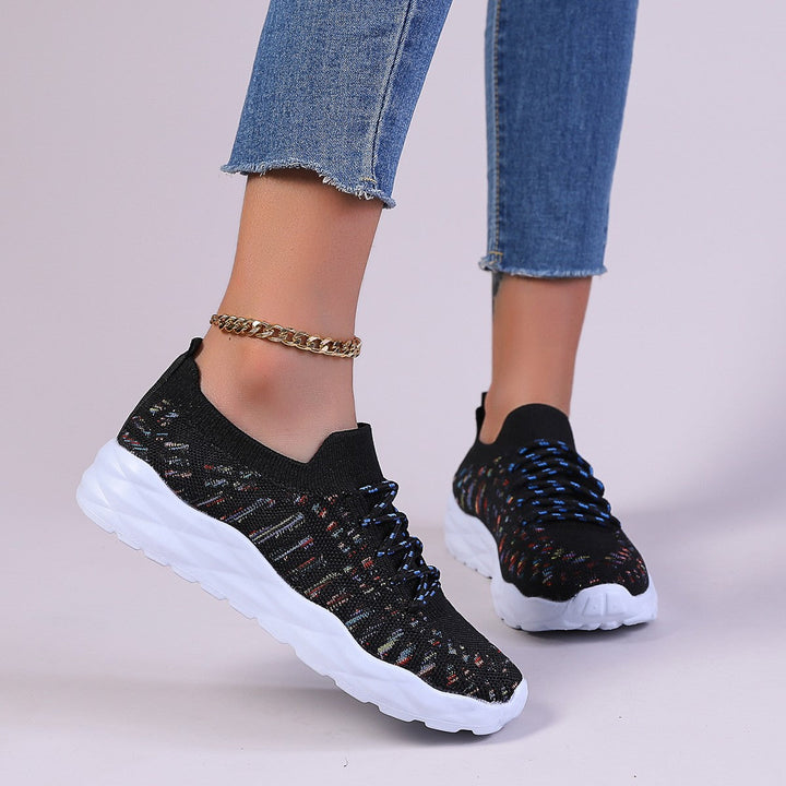 Sneakers Donna Comode in Mesh con Lacci