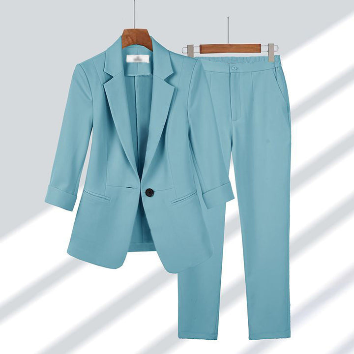 Tailleur Donna Suit con Blazer e Pantalone Dritto