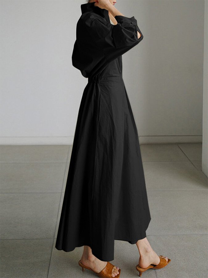 Elegante Abito Maxi Donna Lungo Fluente