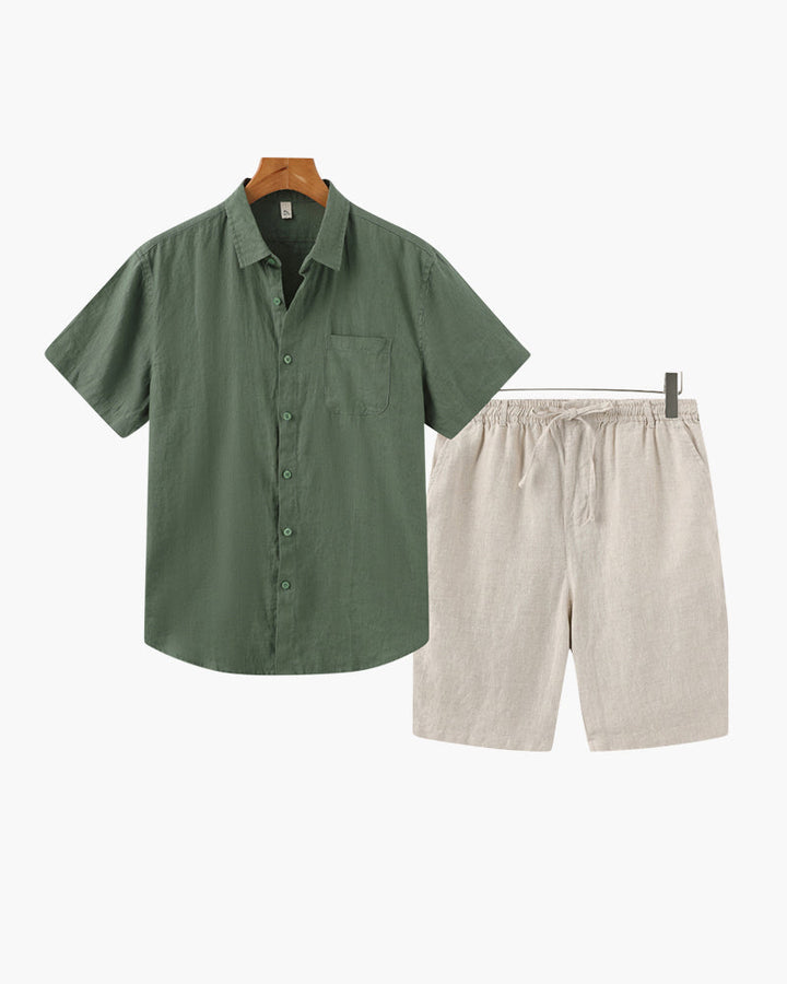 Pantaloncini estivi in lino Old Money