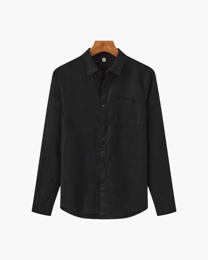 Camicia in Lino Uomo 100% Lino Vestibilità Oversize