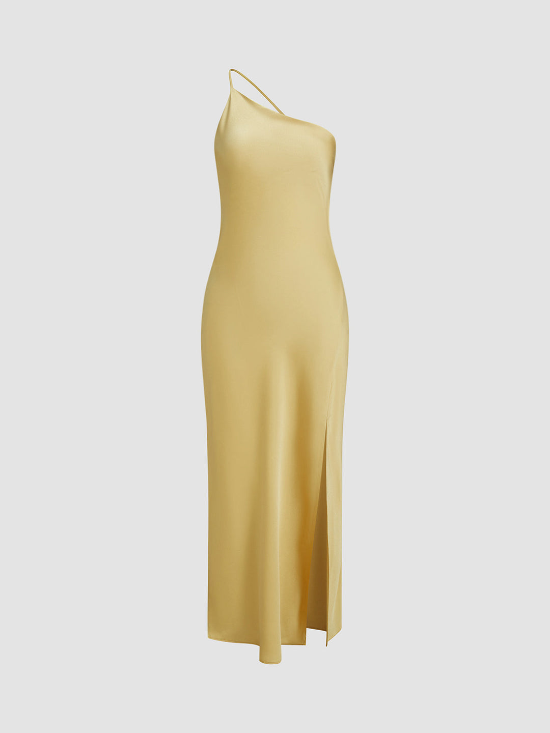 Elegante Abito Lungo Schiena Scoperta Spacco