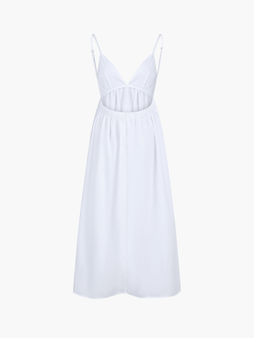 Elegante Abito Lungo Schiena Scoperta Scollo a V