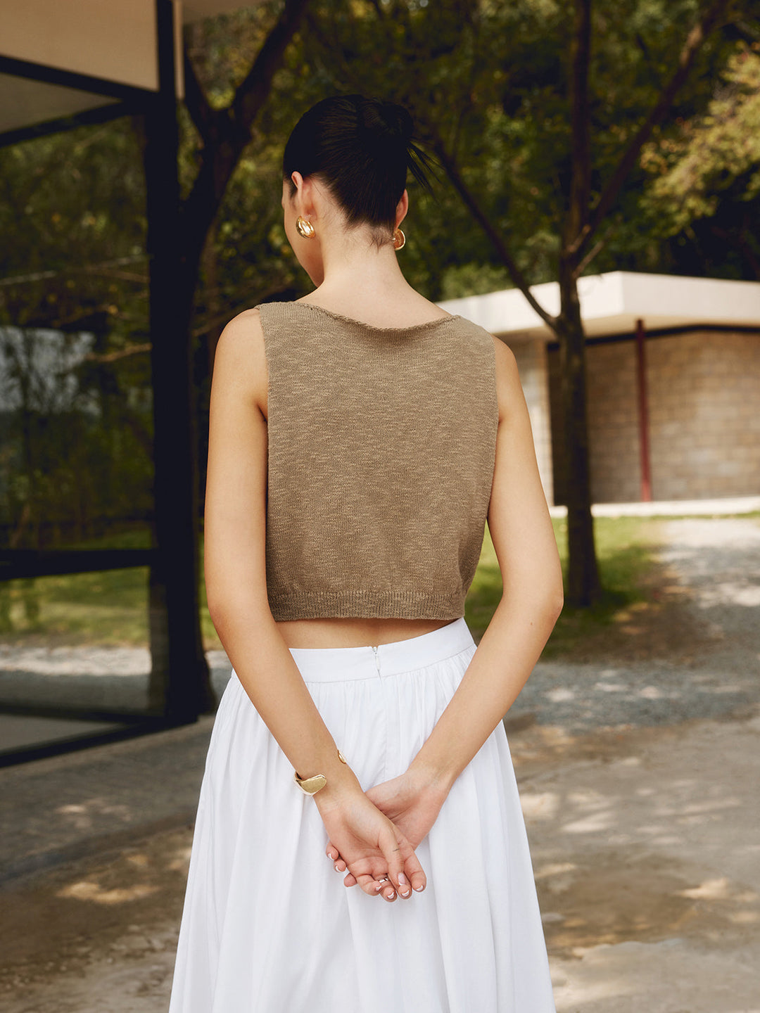 Canotta corta casual alla moda