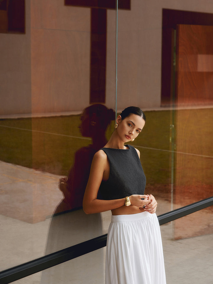 Canotta corta casual alla moda