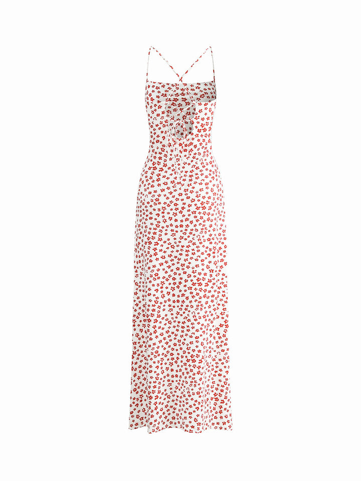 Abito floreale maxi estivo elegante