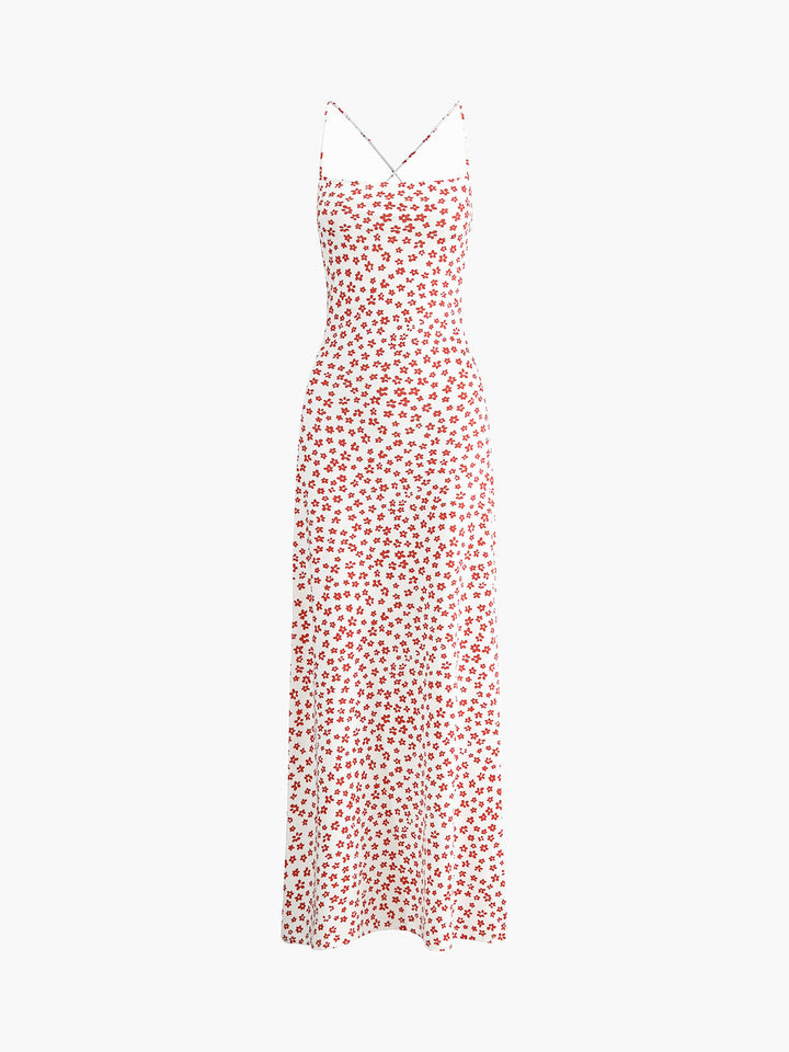 Abito floreale maxi estivo elegante
