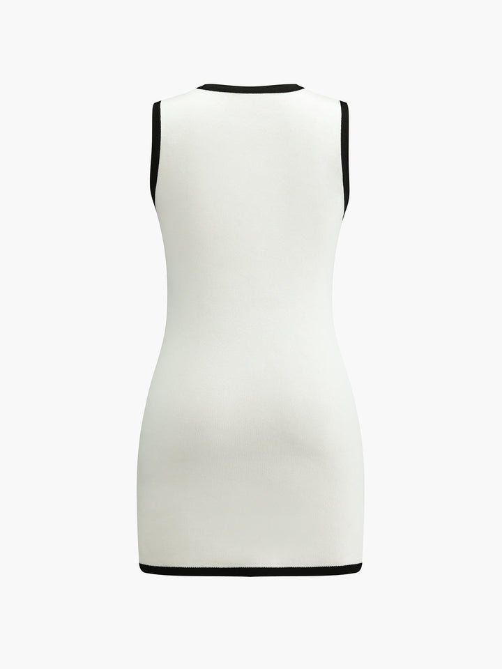 Abito mini elegante senza maniche