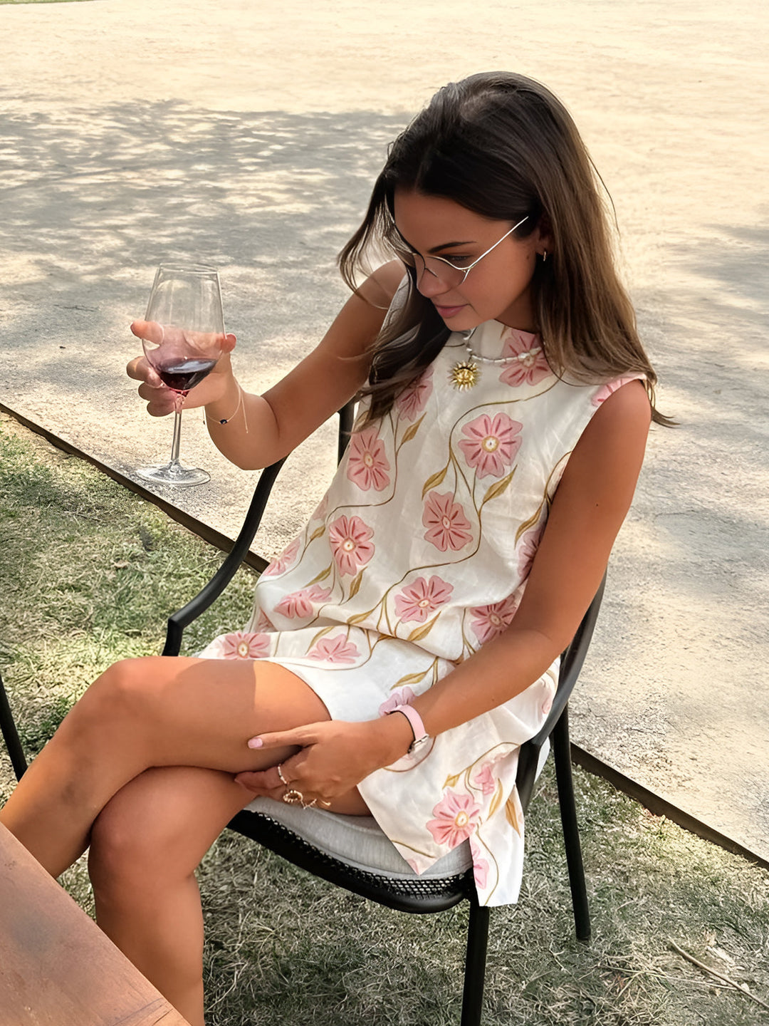 Abito floreale elegante mini estivo
