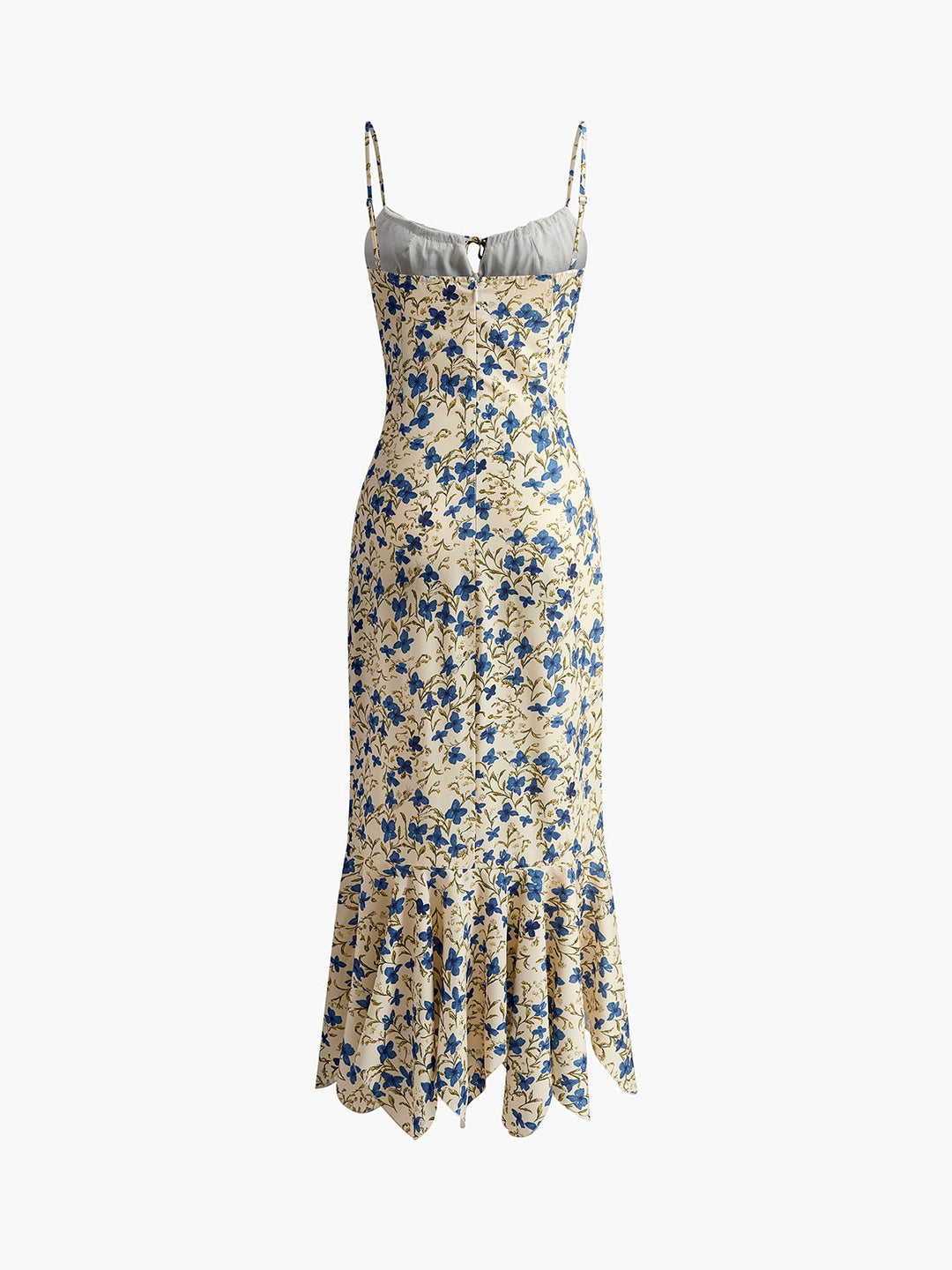 Abito floreale maxi elegante estivo