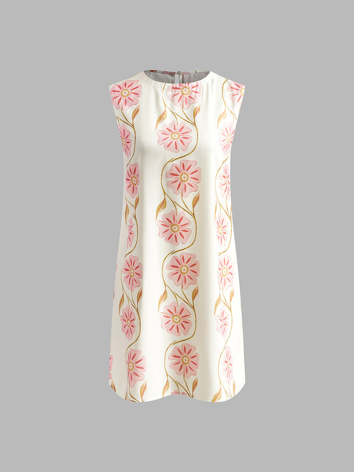 Abito floreale elegante mini estivo