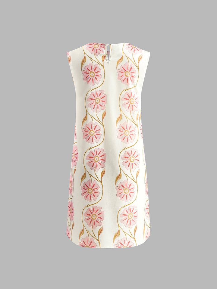 Abito floreale elegante mini estivo