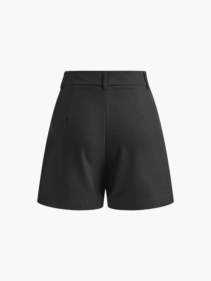 Pantaloncini donna eleganti vita alta