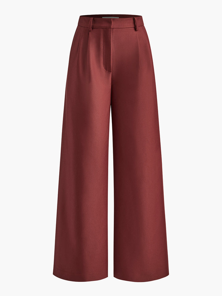 Pantaloni donna palazzo vita alta