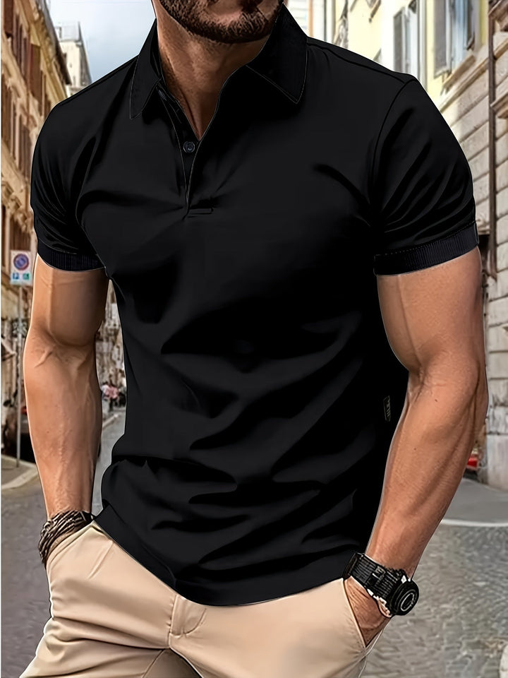 Polo uomo classico con colletto elegante
