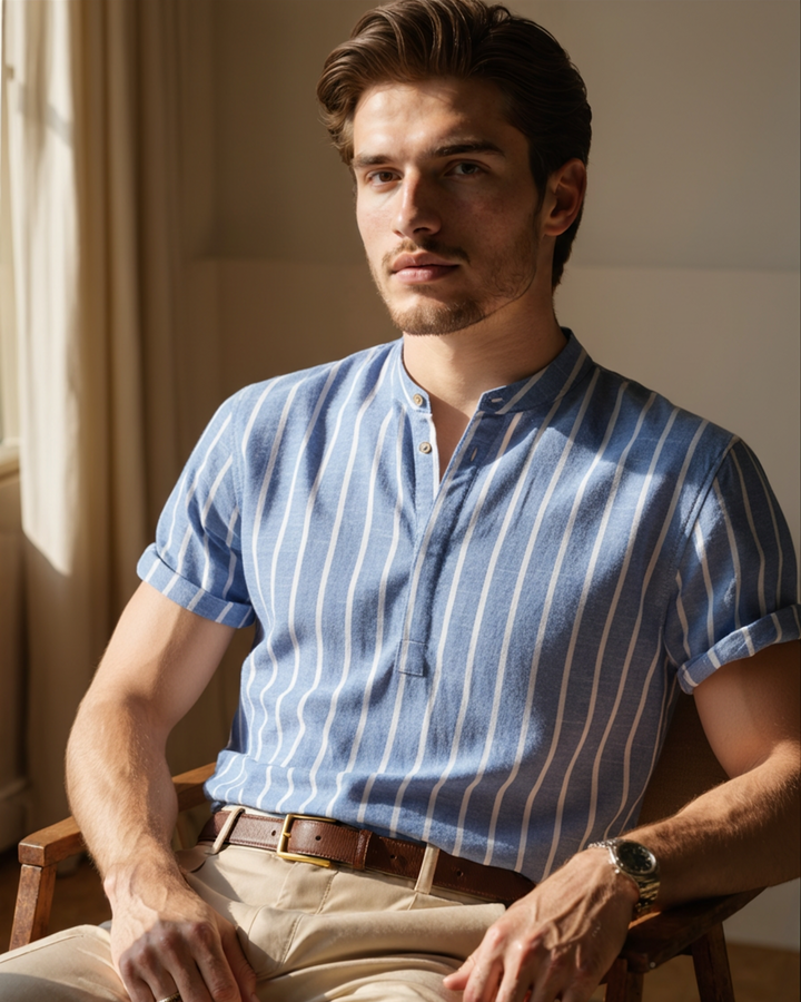 Classica Magliette Polo Uomo Cotone Organico