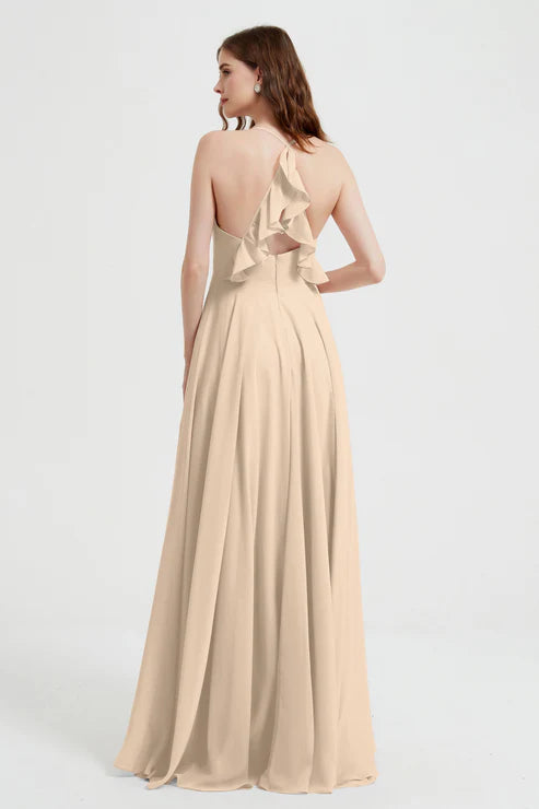 Abito Cerimonia Chiffon Raffinato