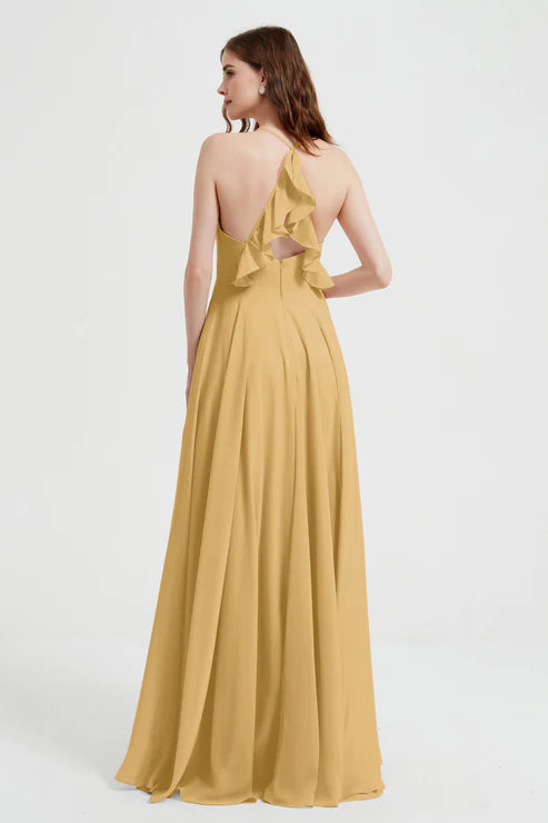 Abito Cerimonia Chiffon Raffinato