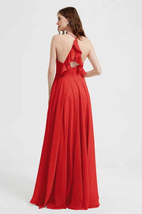 Abito Cerimonia Chiffon Raffinato