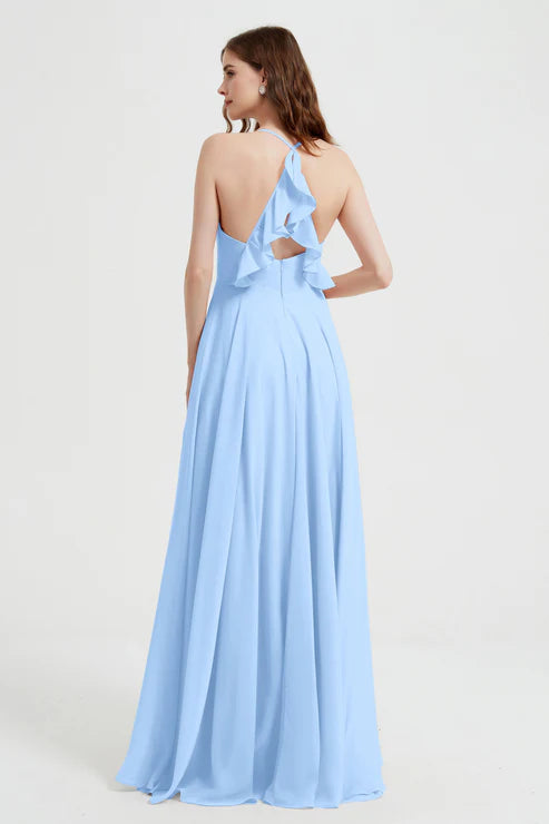 Abito Cerimonia Chiffon Raffinato