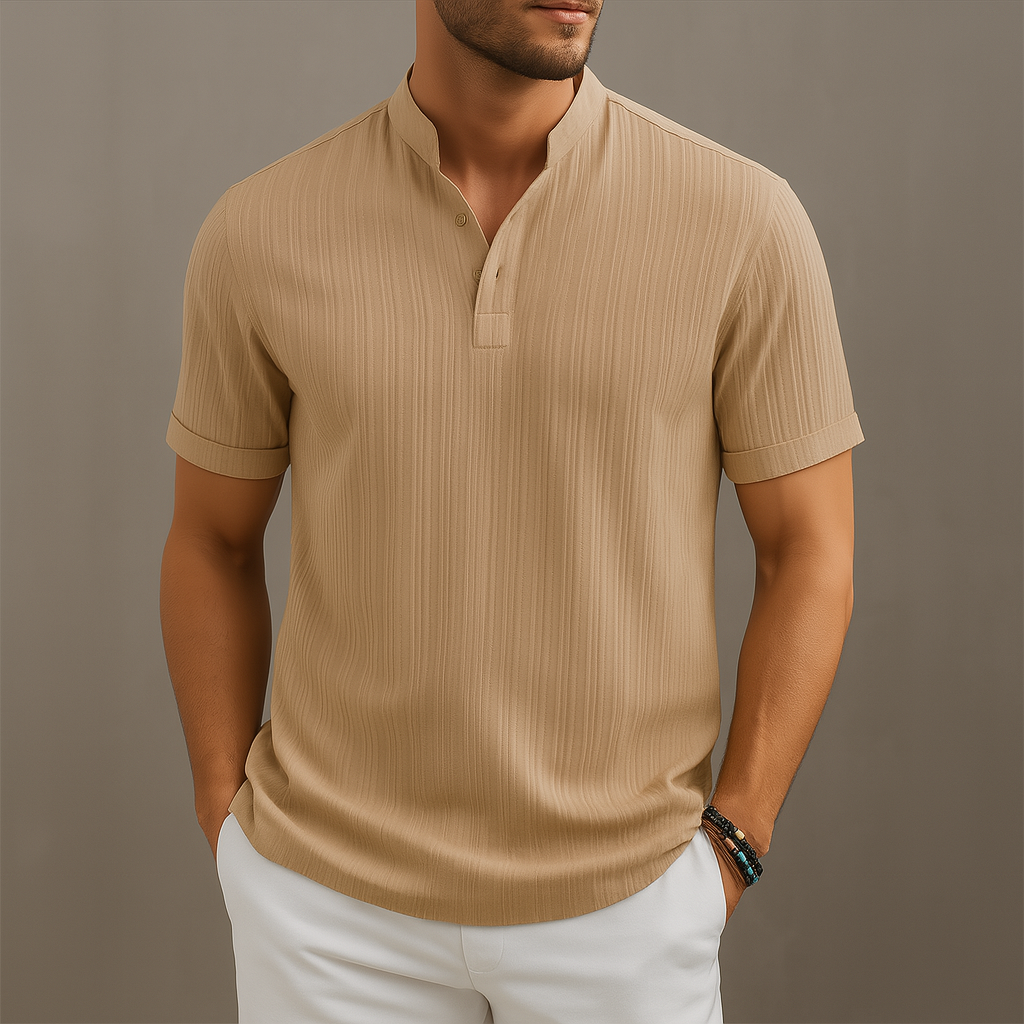 maglietta Avani Camicia in lino con collo a V