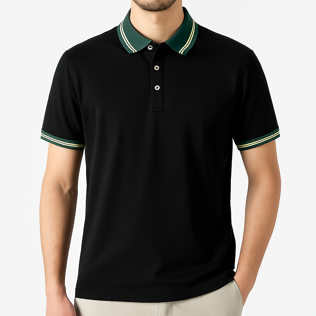 T shirt polo lussuosa uomo