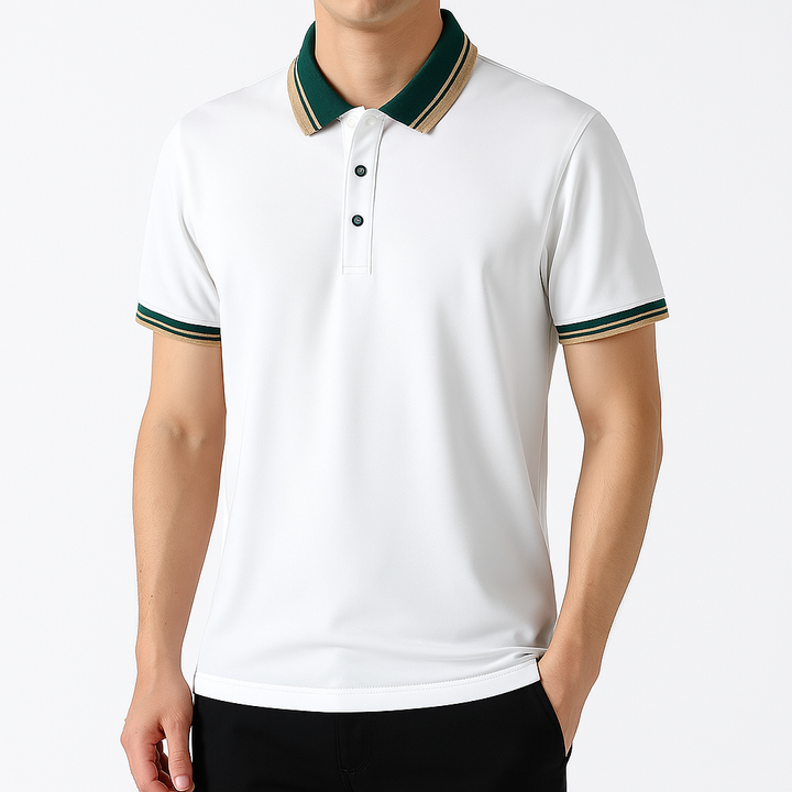 T shirt polo lussuosa uomo