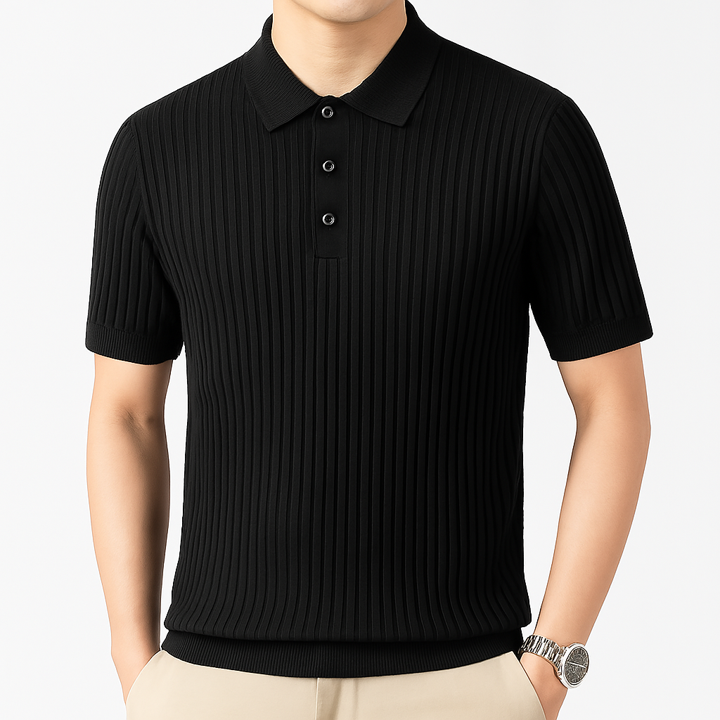T shirt polo lussuosa uomo costine