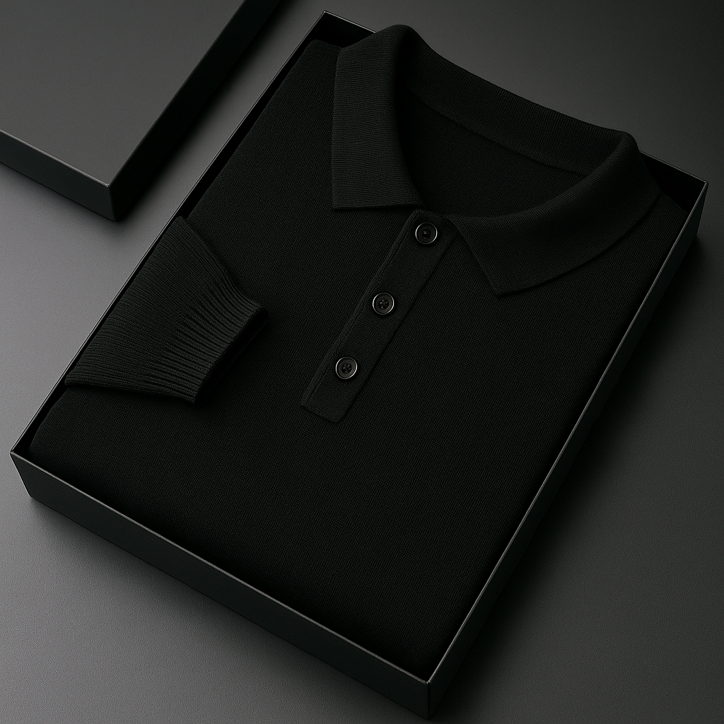 T shirt polo lussuosa uomo maglia Maniche lunghe