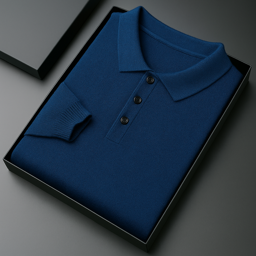 T shirt polo lussuosa uomo maglia Maniche lunghe