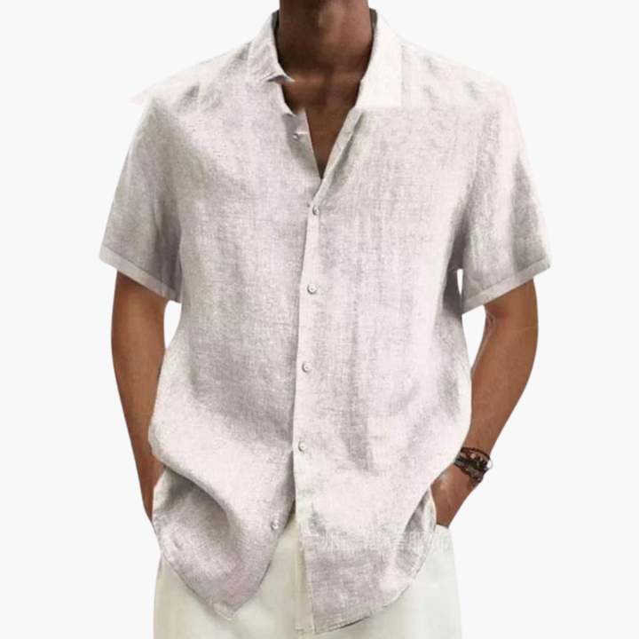 Camicia uomo manica corta elegante