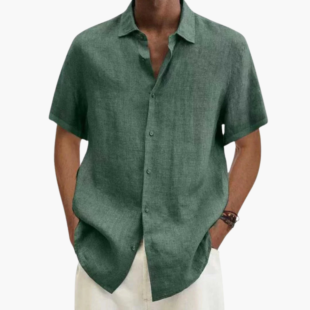 Camicia uomo manica corta elegante