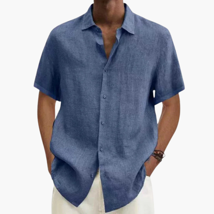 Camicia uomo manica corta elegante