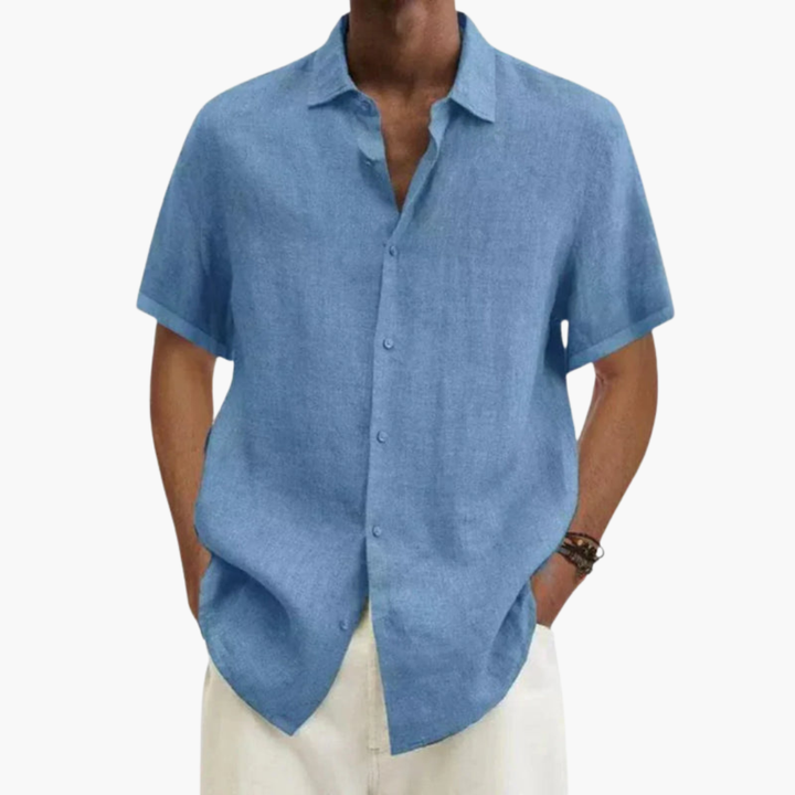 Camicia uomo manica corta elegante