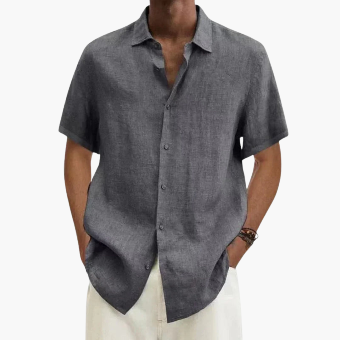 Camicia uomo manica corta elegante