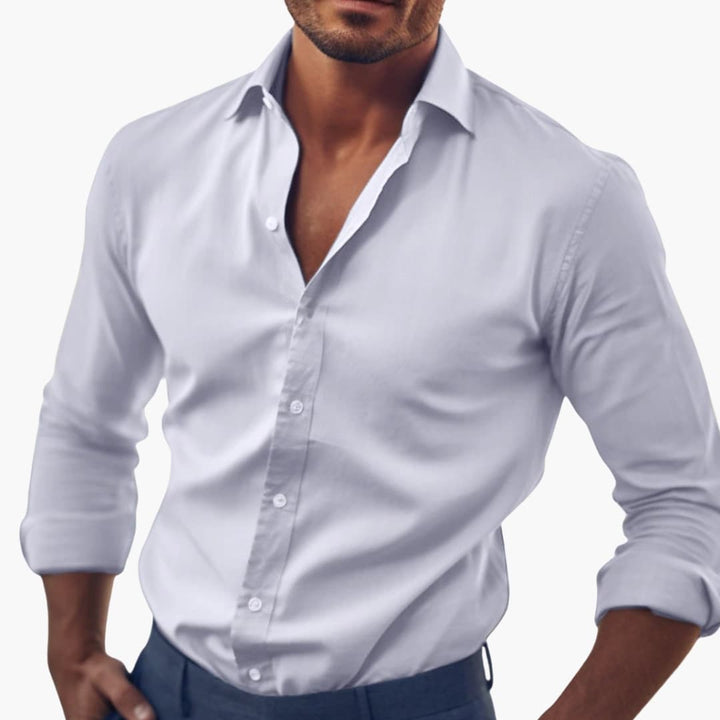 Camicia uomo elegante manica lunga