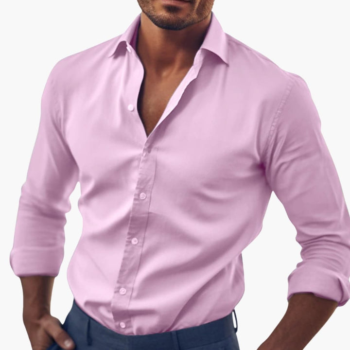 Camicia uomo elegante manica lunga
