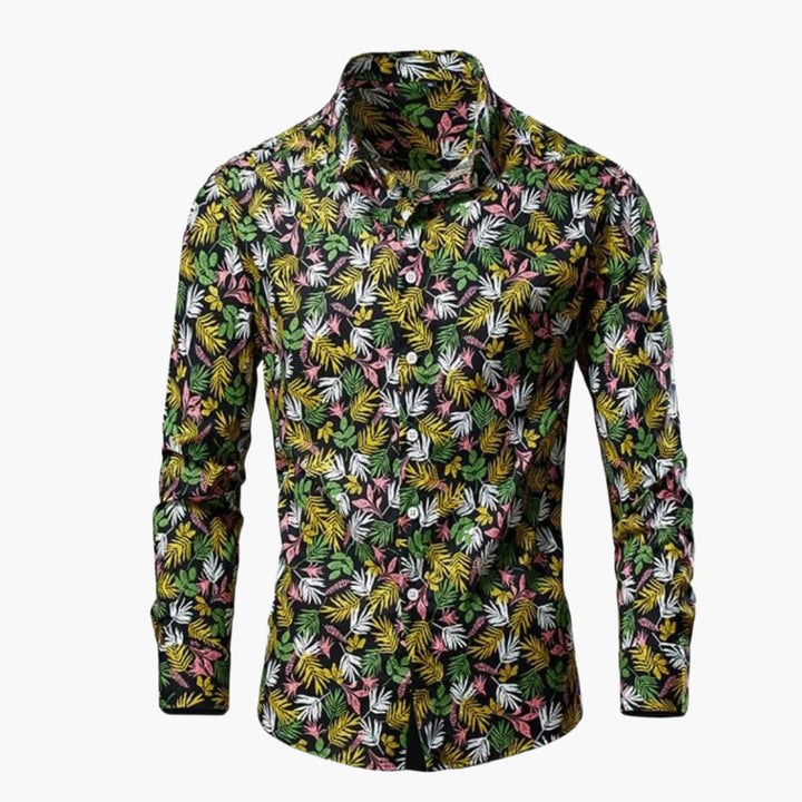 Camicia uomo elegante stampa floreale