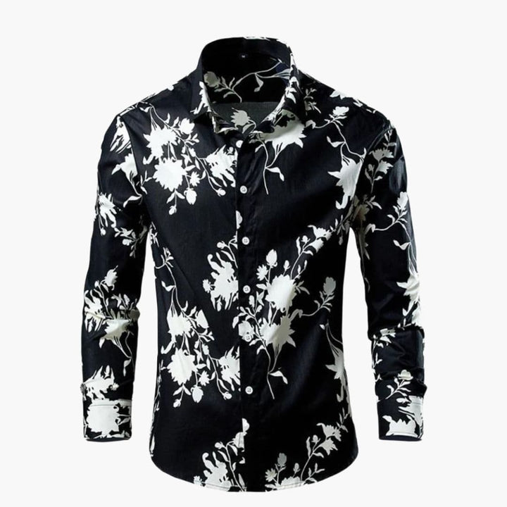 Camicia uomo elegante stampa floreale