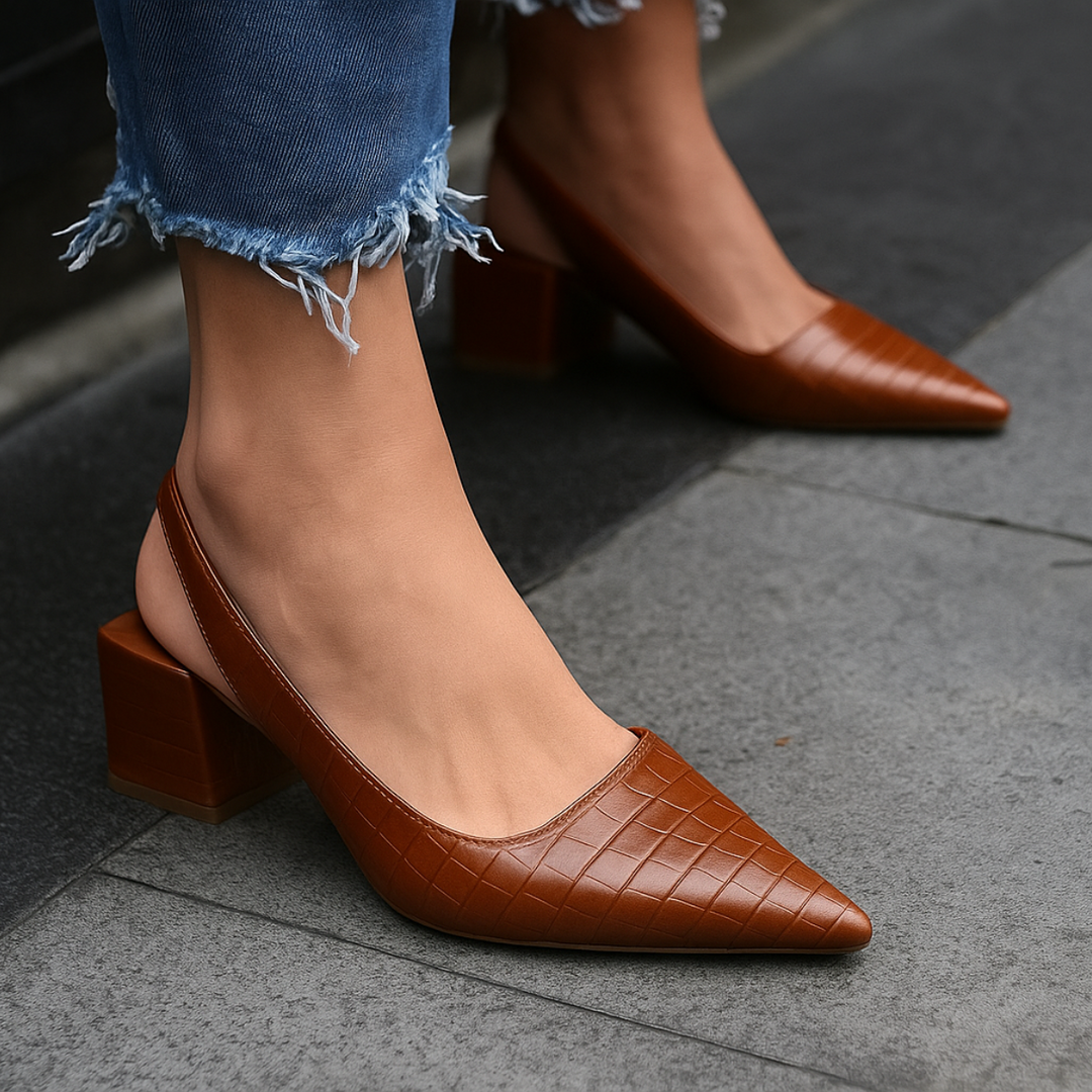 Scarpe Ortopediche Donna Tacco Alto con Plantare Scarpe Comode Donna