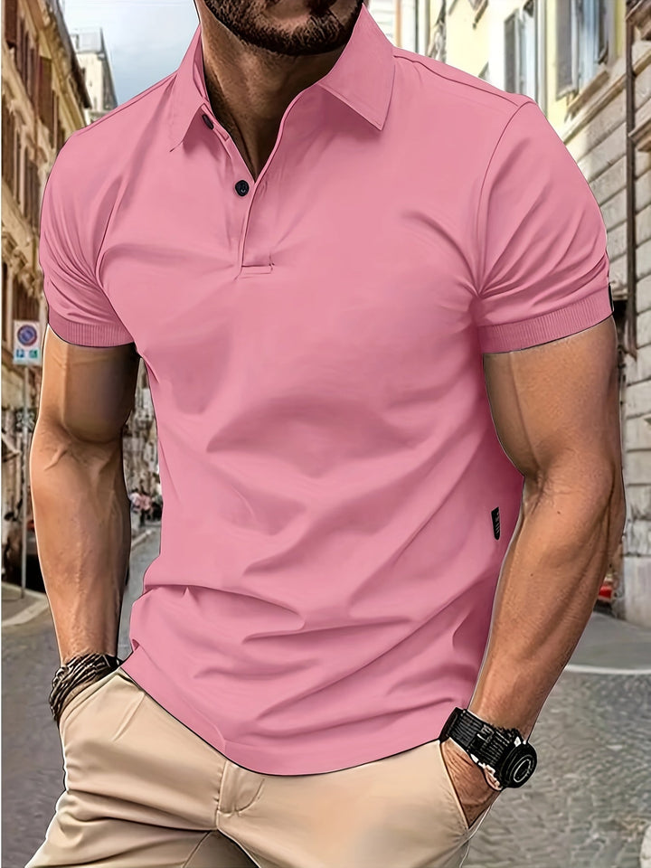 Polo uomo classico con colletto elegante