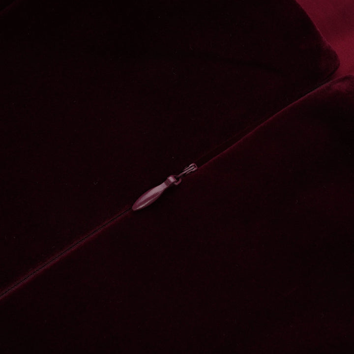 Abito cerimonia elegante floreale rosso